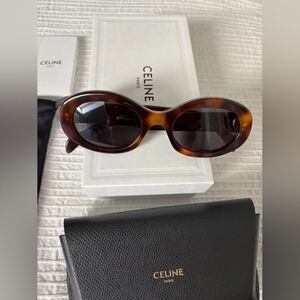 Celine Triomphe Oval Sunglasses